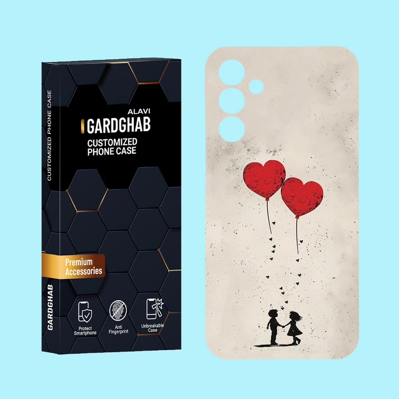 کاور گارد قاب علوی مدل عاشقانه مناسب برای گوشی موبایل سامسونگ Galaxy F15 5G