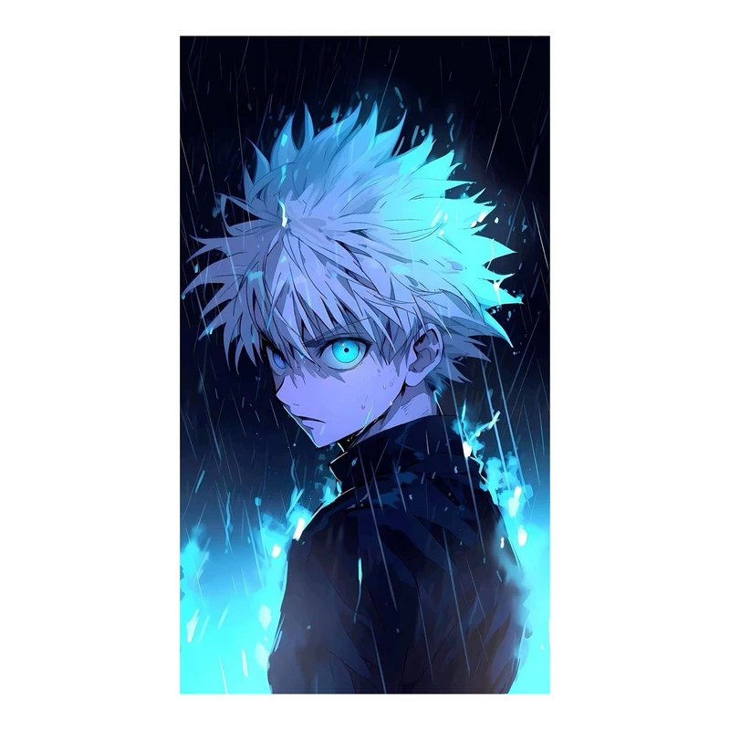 استیکر لپ تاپ و موبایل مدل انیمه طرح هانتار ایکس هانتر کیلوا زولدیک کد 1574