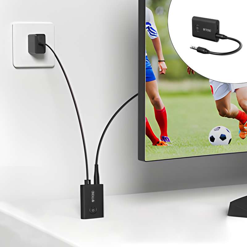 فرستنده و گیرنده بلوتوثی صدا تروند مدل BT-DUO فرستنده و گیرنده بلوتوثی صدا تروند مدل BT-DUO
