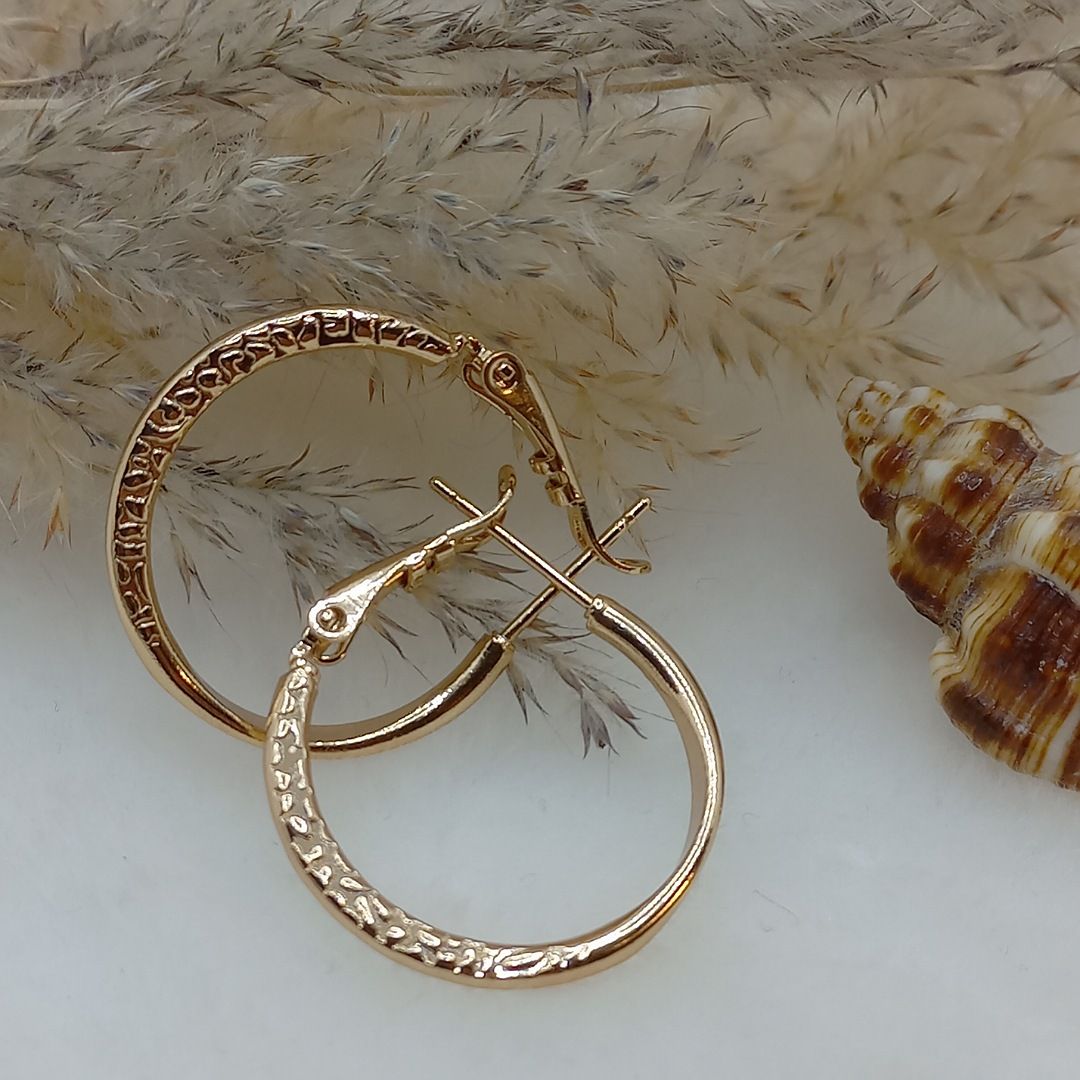 گوشواره زنانه ژوپینگ مدل رینگ کد NN 024 -  - 4