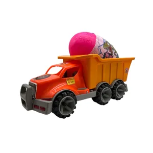 اسباب بازی شانسی مدل کامیون کمپرسی طرح دایناسوری