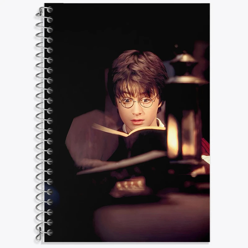 دفتر زبان 50 برگ خندالو مدل دو خط طرح هری پاتر (Harry Potter) کد F6001