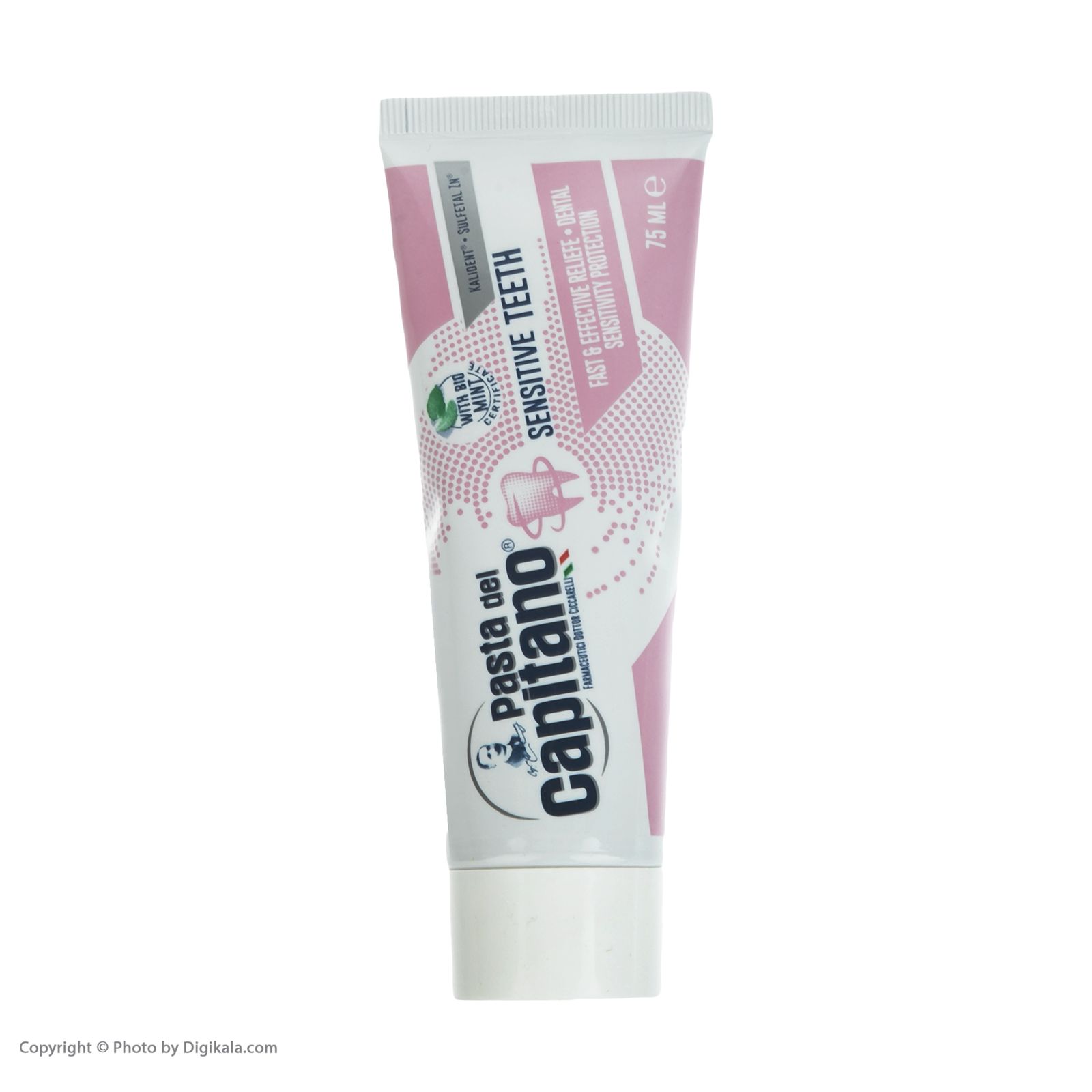 خمیر دندان پاستا دل کاپیتانو مدل Sensitive Teeth حجم 75 میلی لیتر -  - 4