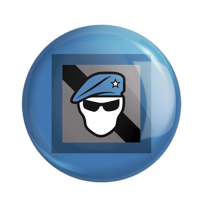 پیکسل خندالو مدل recruit_blue  بازی رینبو سیکس سیج  کد 30363