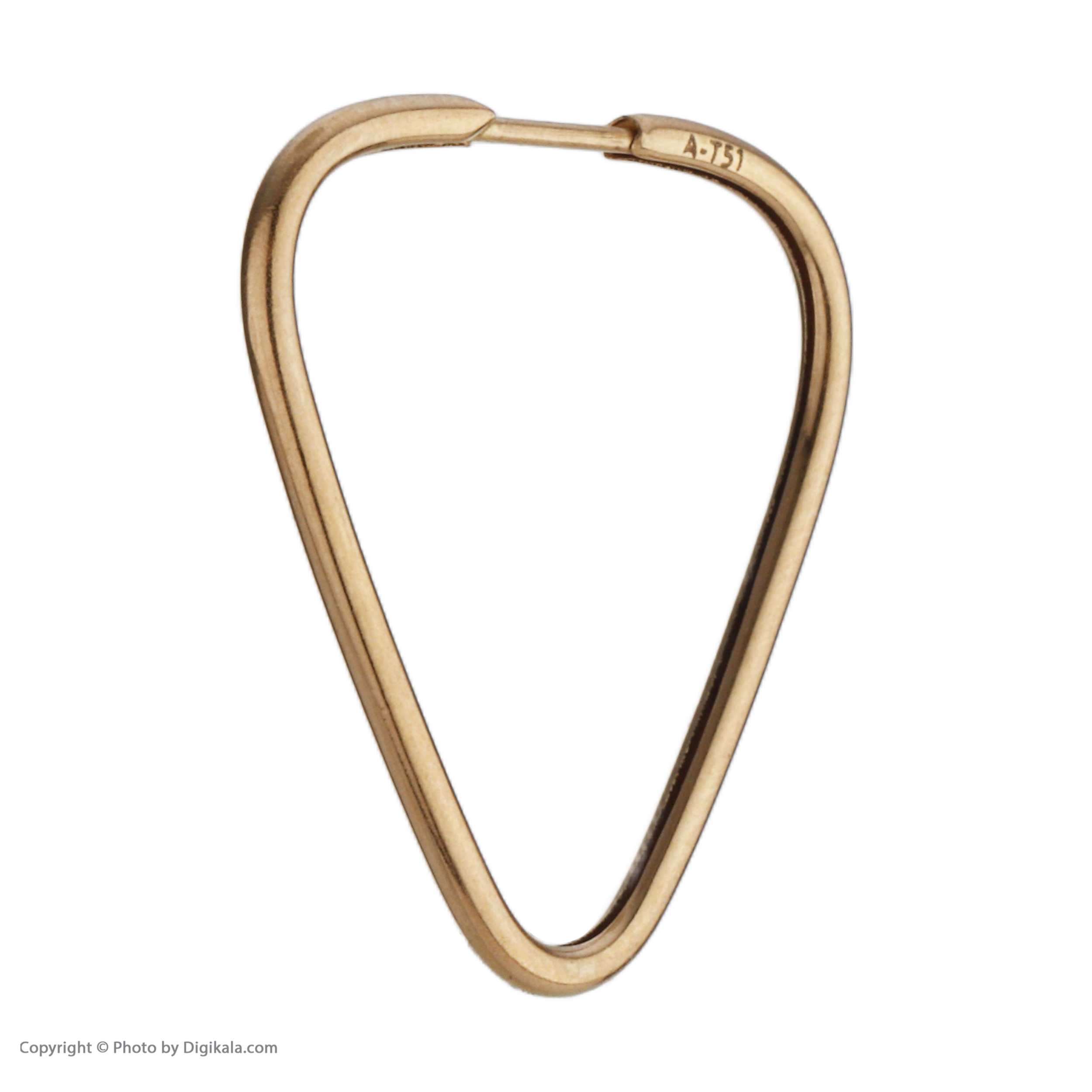 گوشواره طلا 18 عیار زنانه پرسته مدل WE603