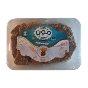 بیسکوئیت چیپس بادام کره گیاهی مون - 130 گرم