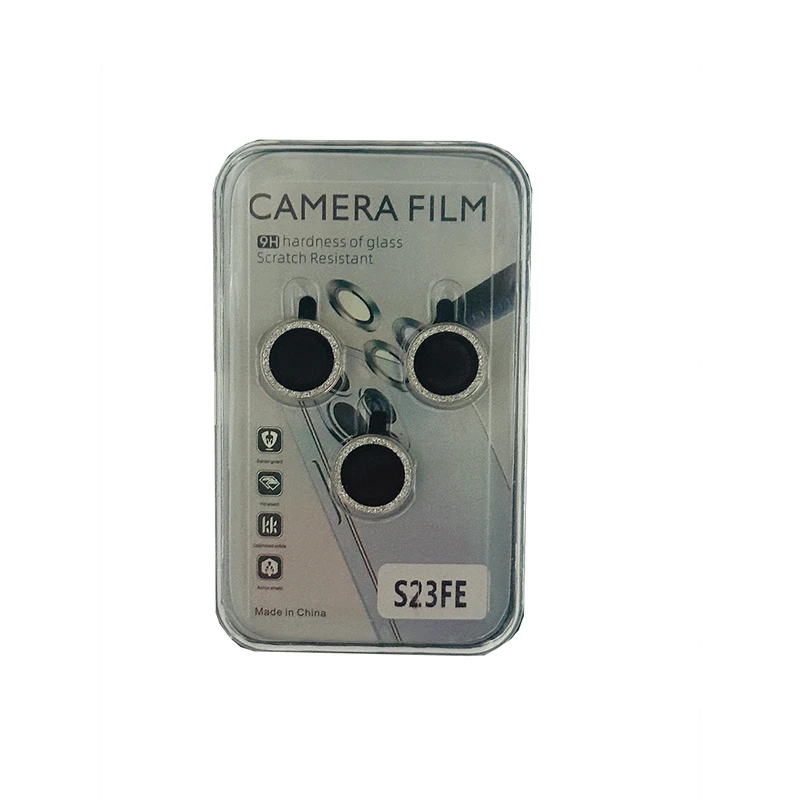 محافظ لنز دوربین مدل شیک شل طرح رینگی شاین مناسب برای گوشی موبایل سامسونگGalaxy S23 FE