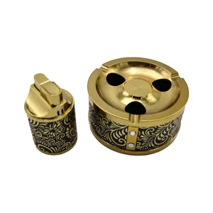 ست هدیه فندک و زیرسیگاری مدل 12445