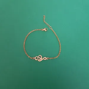 دستبند زنانه مدل نت موسیقی کد 01