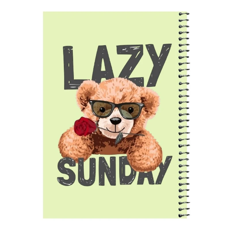 دفتر مشق 80 برگ اس جی مدل تدی گل     