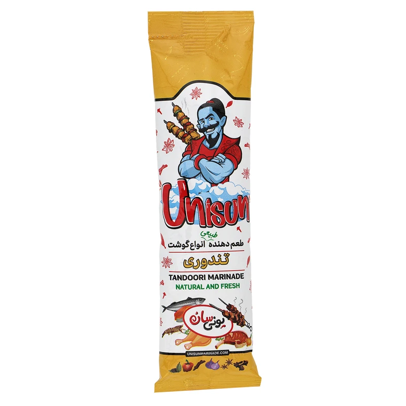 طعم دهنده جوجه کباب تندوری یونی سان - 50 گرم