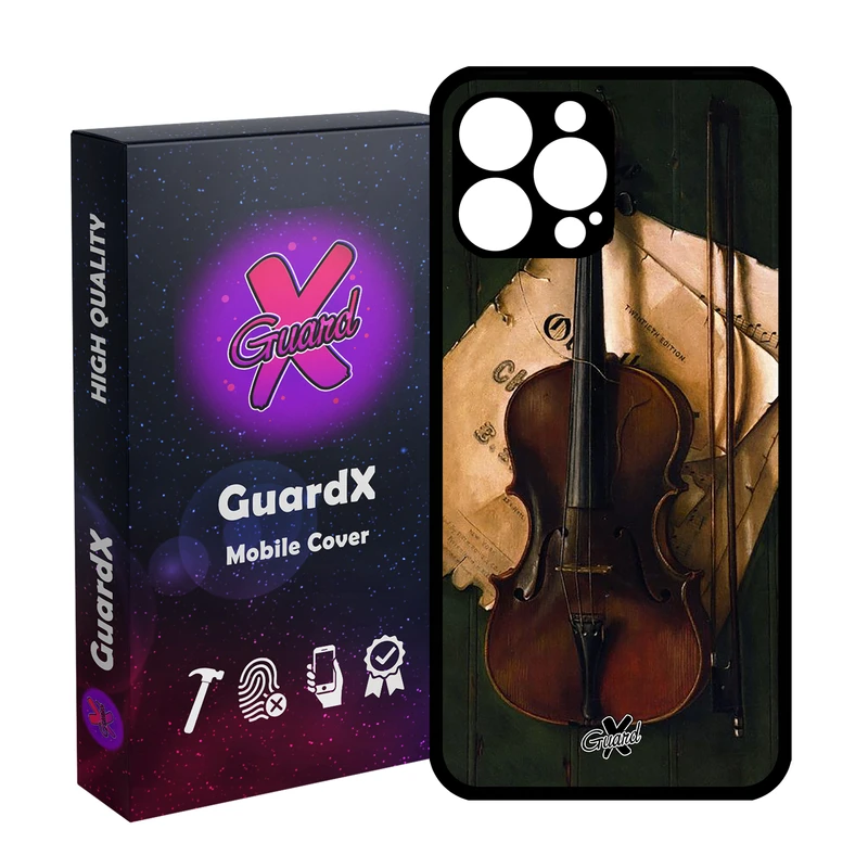 کاور گارد ایکس طرح ویولن مدل Glass10262 مناسب برای گوشی موبایل اپل iPhone 13 Pro Max