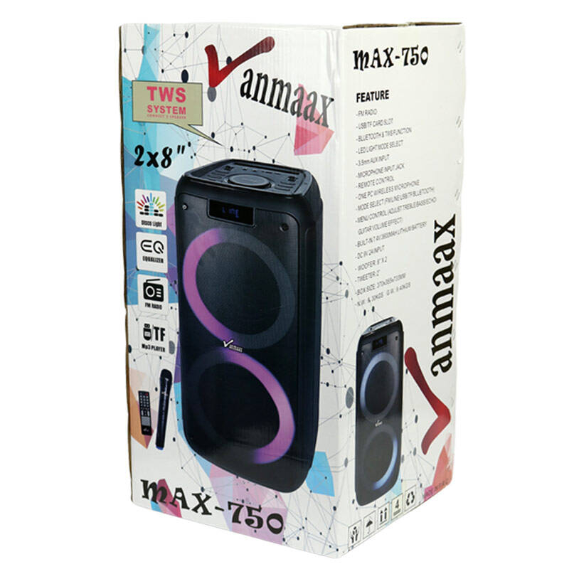 اسپیکر بلوتوثی قابل حمل وان مکس مدل MX-750
