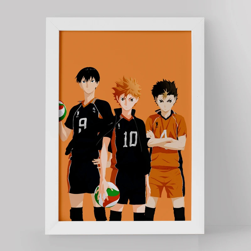 تابلو خندالو مدل انیمه آبشار سرنوشت هایکیو کاگیاما کد 10088