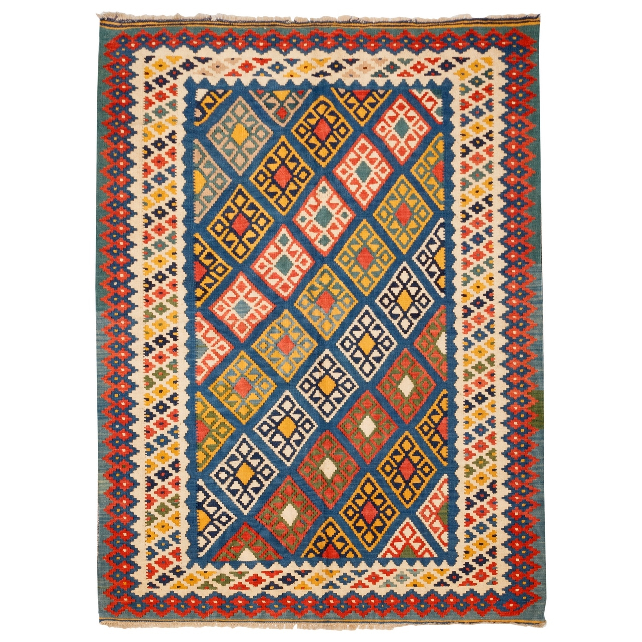 گلیم دستباف سه و نیم متری سی پرشیا کد 187404