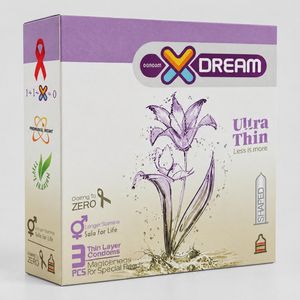 کاندوم ایکس دریم مدل Ultra Thin بسته 3 عددی