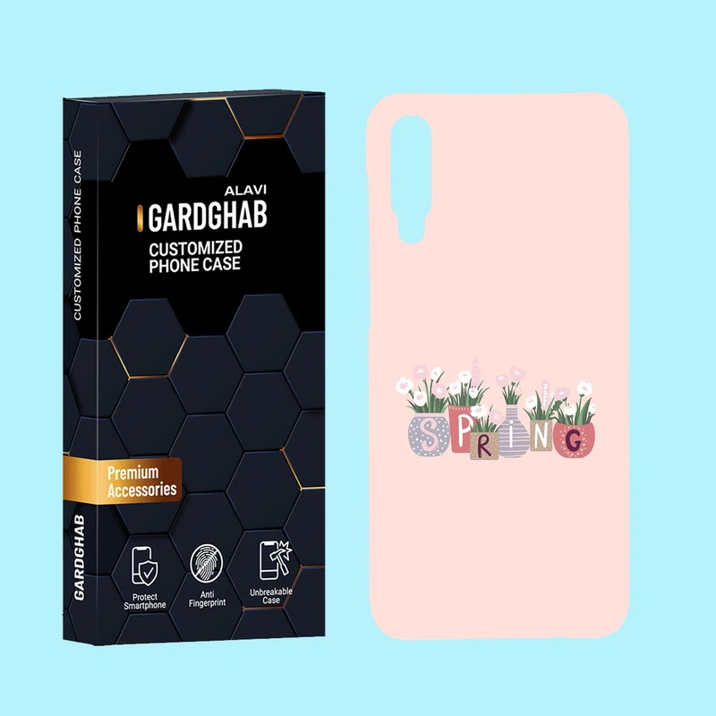 کاور گارد قاب علوی مدل گل مناسب برای گوشی موبایل سامسونگ Galaxy A50 / A50s / A30s