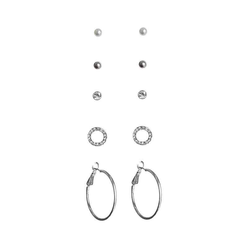 گوشواره زنانه اکسسورایز مدل AE1241-009  مجموعه 10 عددی