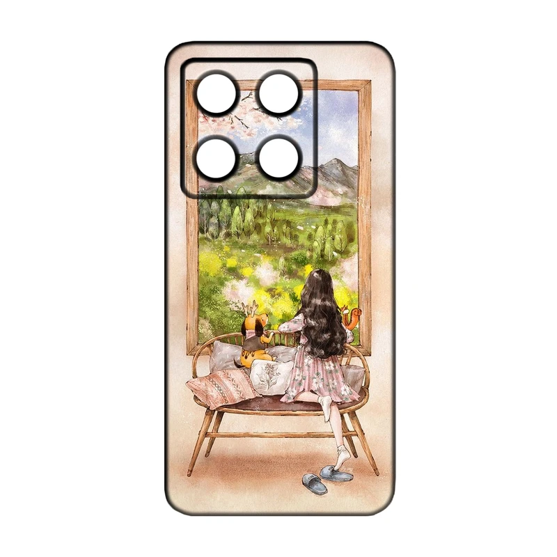 کاور طرح دخترانه کد 267 مناسب برای گوشی موبایل شیائومی 14T