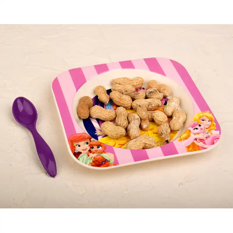 ظرف غذا کودک طرح پرنسس کد M-0023 مجموعه 2 عددی