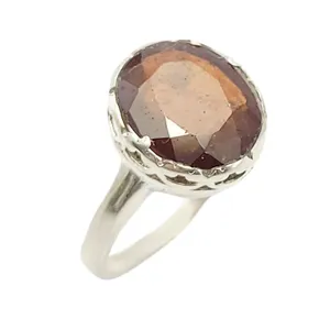 انگشتر نقره زنانه مدل گارنت آفریقایی کد 4912292