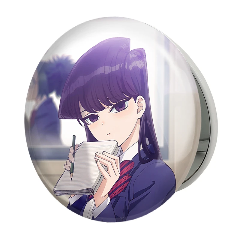 آینه جیبی خندالو طرح انیمه کومی سان مدل تاشو کد 16087 