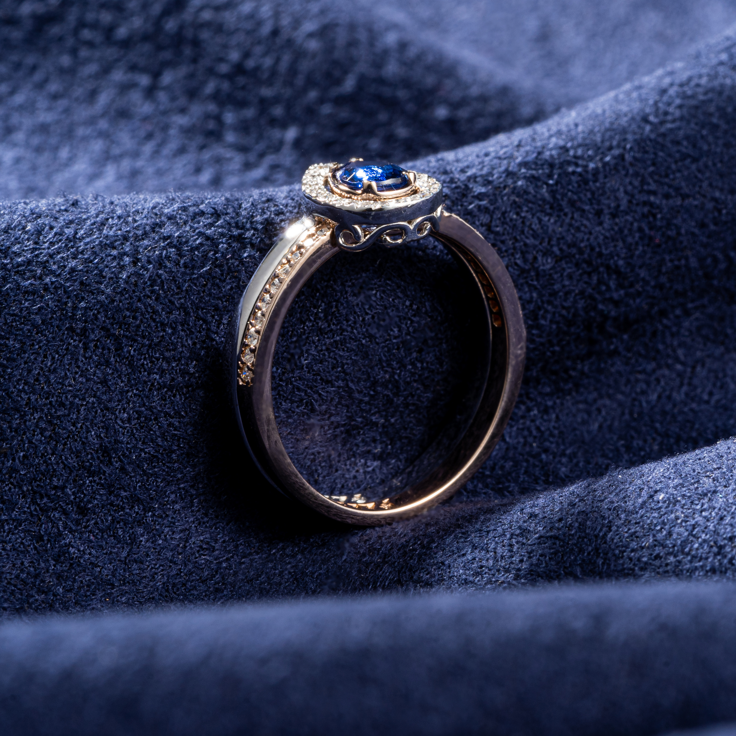 انگشتر طلا 18 عیار زنانه جواهری سون مدل 2885 -  - 4
