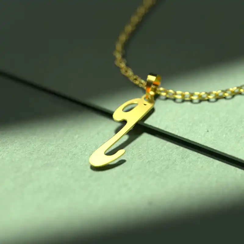 گردنبند طلا 18 عیار زنانه مدوپد مدل حرف Q کد H3-1-1504