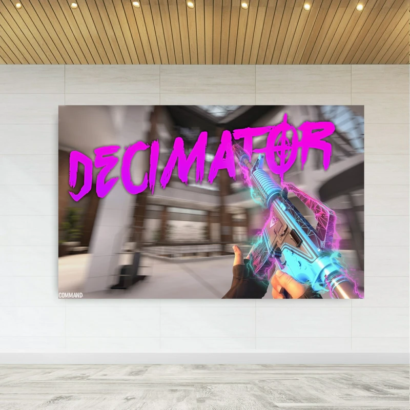 پوستر دیواری طرح گیم Counter Strike مدل SDP1354