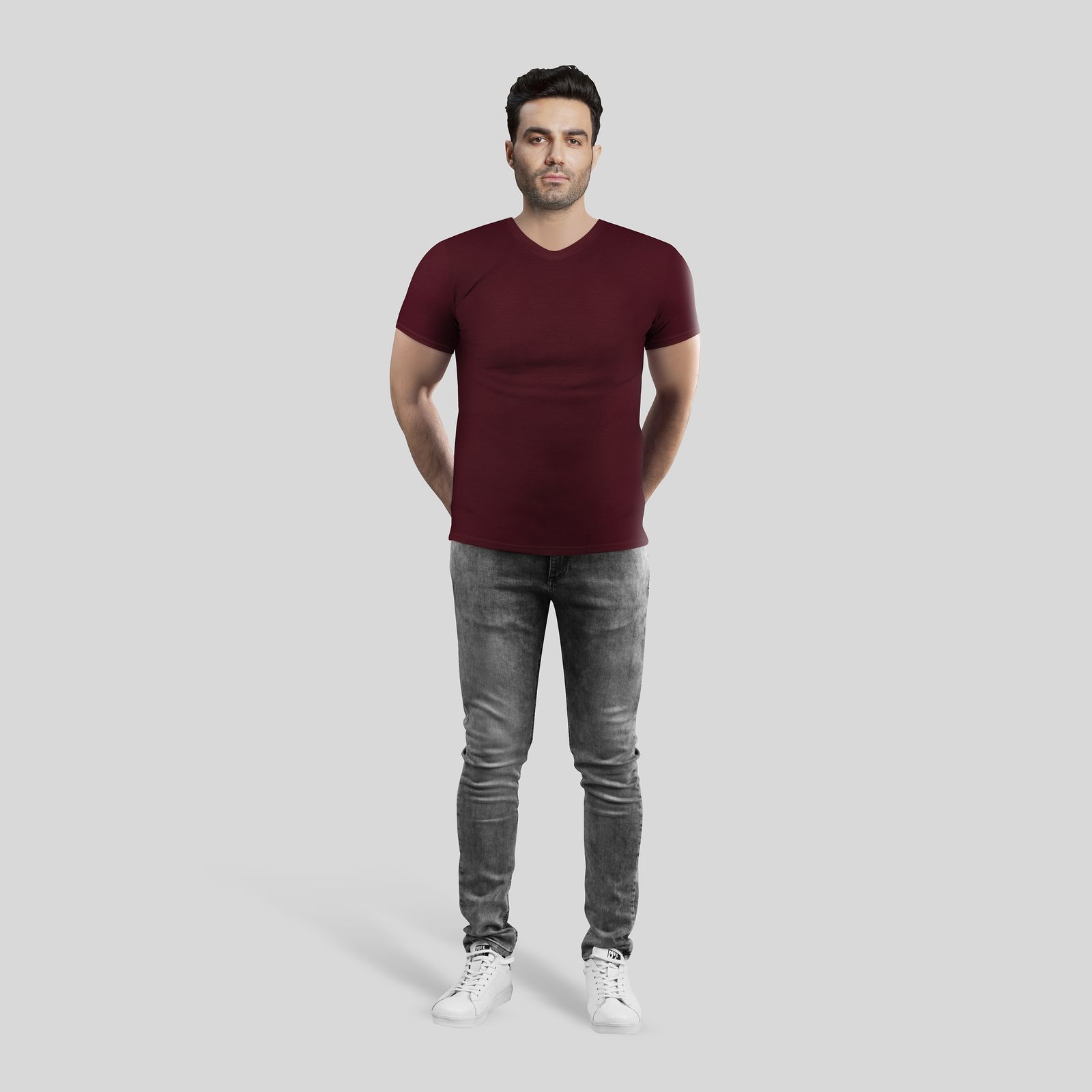 تیشرت آستین کوتاه مردانه ال سی وایکیکی مدل 0SK541Z8-Q8Z-BORDEAUX -  - 7