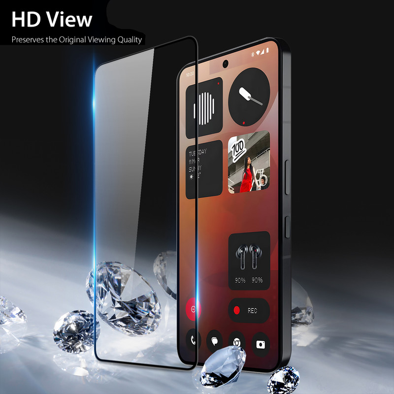 خرید و قیمت محافظ صفحه نمایش شیشه ای بادیگارد مدل FNP مناسب برای گوشی موبایل ناتینگ CMF Phone 2 Pro