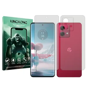 King Kong Tough model transparent screen protector suitable for Motorola Moto G84 mobile phone along with the back protector