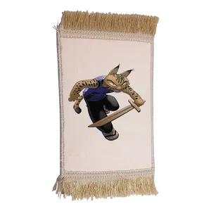 فرش ماشینی دیوارکوب مدل پاندا کونگ فو کار کد 67