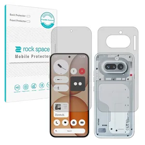 Rock space Hydrogel model Transparent Screen Protector for Nothing Phone 4a mobile phone along with the back protector