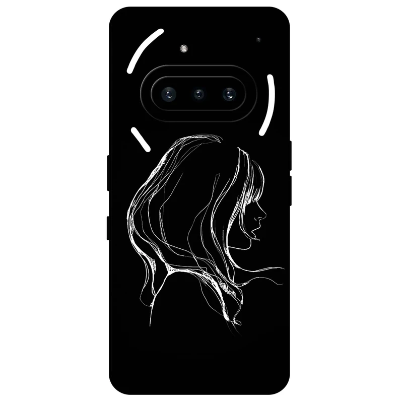 کاور مگافون طرح دخترانه مدل 7766 مناسب برای گوشی موبایل ناتینگ Phone 3a