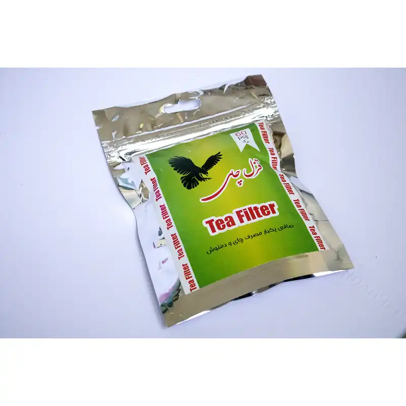 فیلتر چای قزل چای کد M15 سه بسته 60 عددی