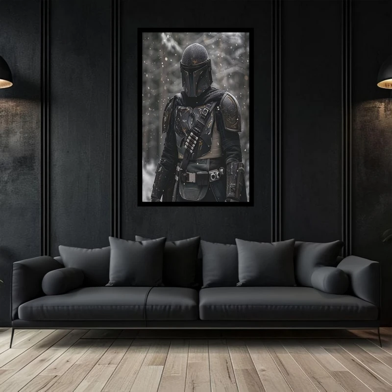 تابلو بکلیت طرح نقاشی و هنر دیجیتال جنگ ستارگان مدل B-bu2823