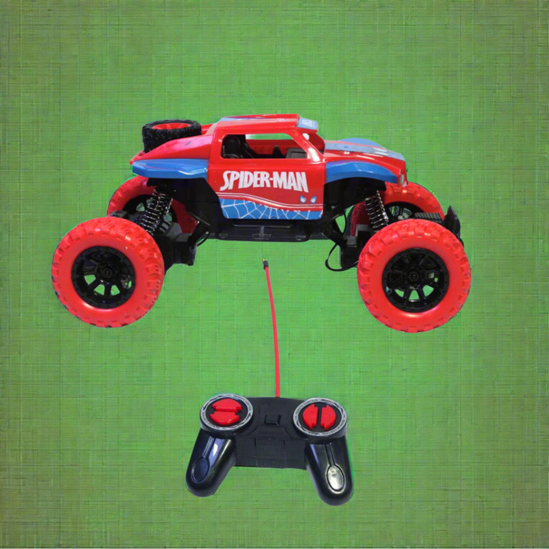 ماشین بازی کنترلی مدل آفرود طرح مرد عنکبوتی اسپایدرمن