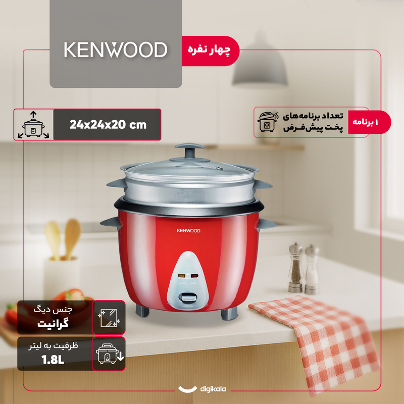 پلوپز 4 نفره کنوود مدل RCM44