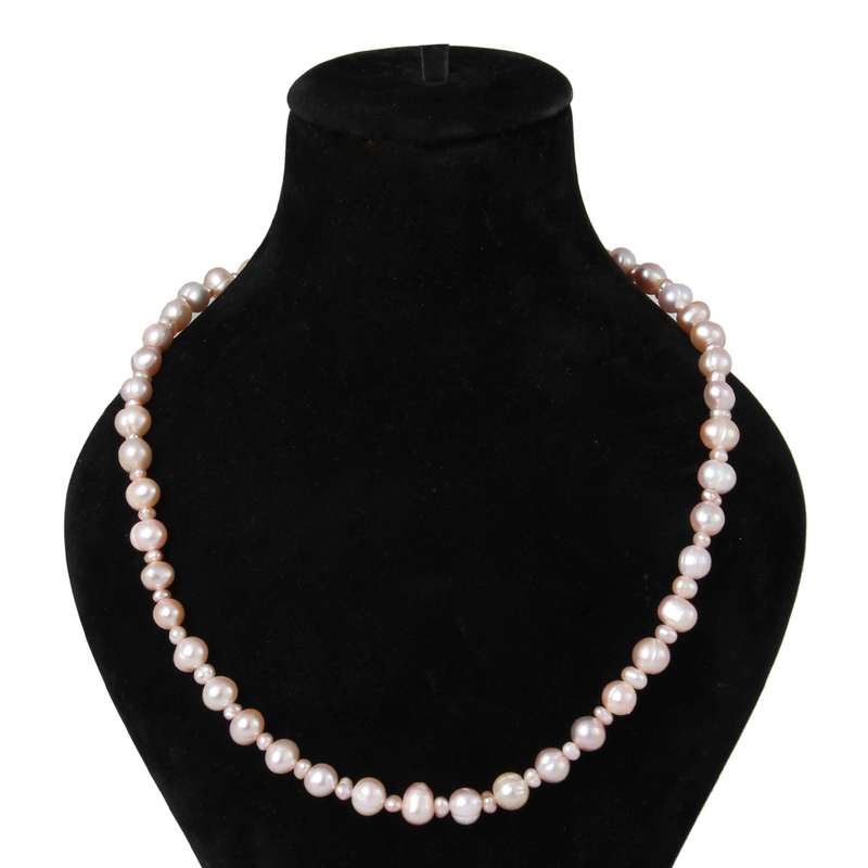 گردنبند نقره زنانه مدل مروارید کد GAR_122