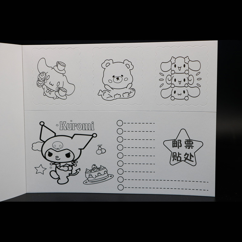 بازی آموزشی رنگ آمیزی سمید مدل دفتر نقاشی آبرنگی پالت دار طرح کرومی و ملودی کد 1000