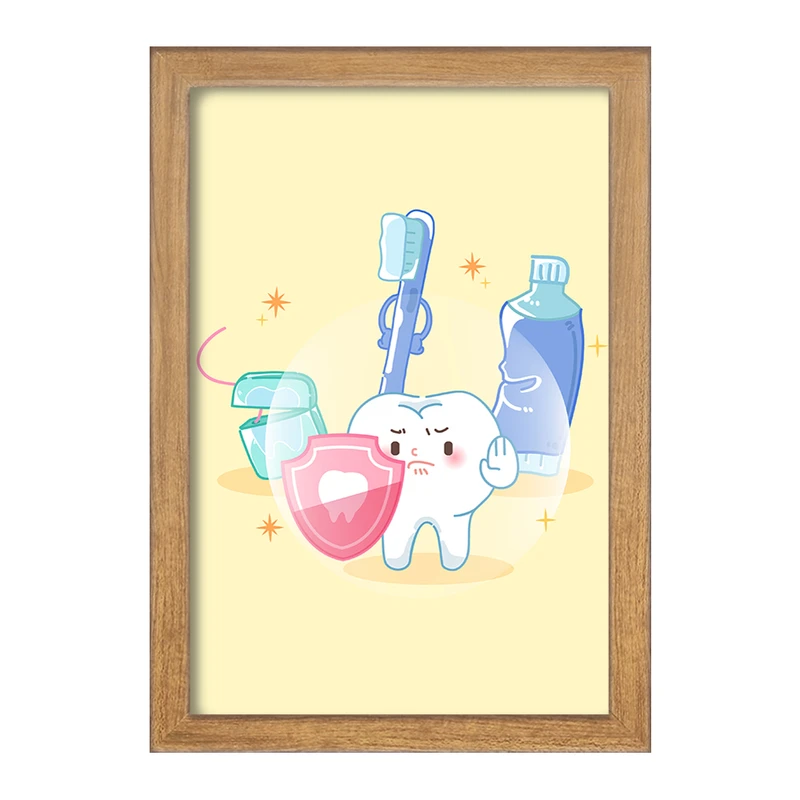 تابلو خندالو مدل دندان و دندان پزشکی کودکانه کد 36712