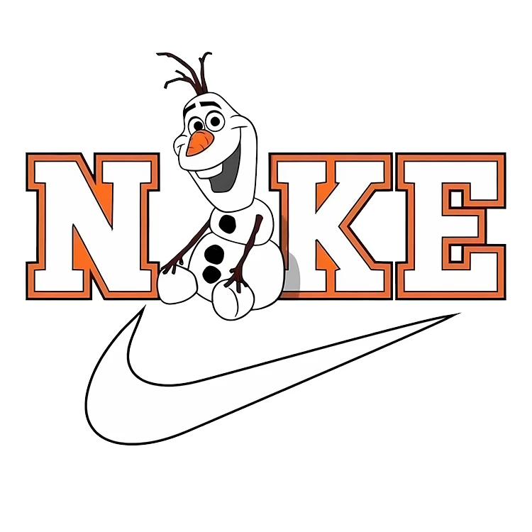 استیکر پارچه و لباس پاد آفرین مدل کارتونی نایکی کد S8397