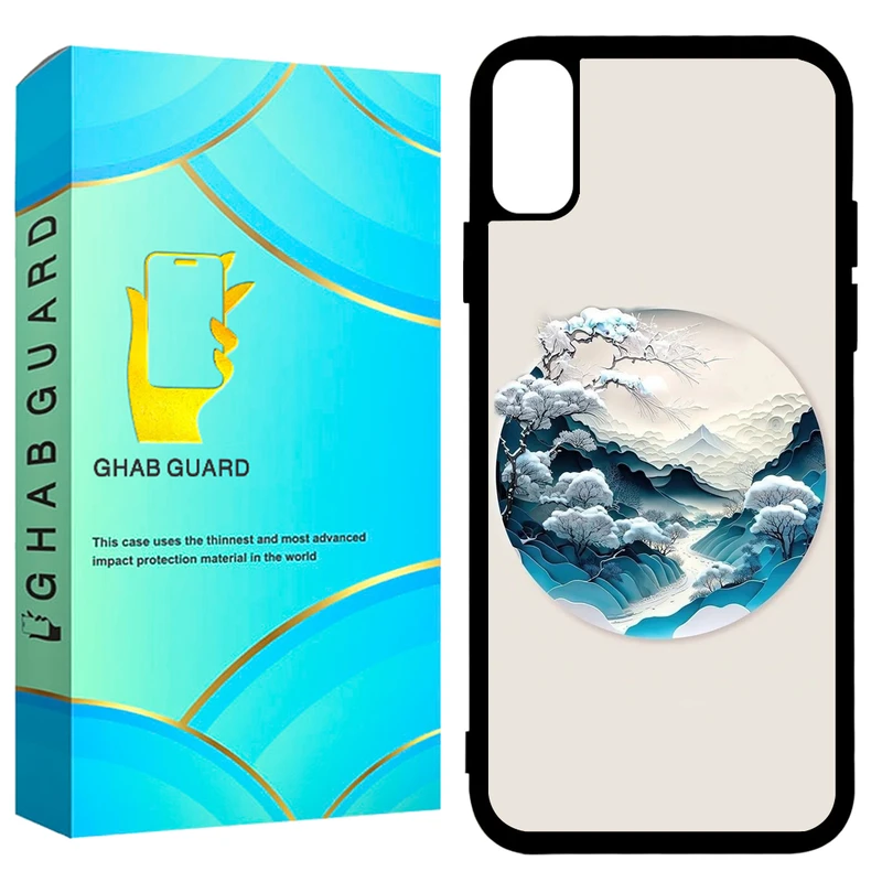  کاور قاب گارد طرح طبیعت مدل GCHPX مناسب برای گوشی موبایل اپل iPhone X / XS