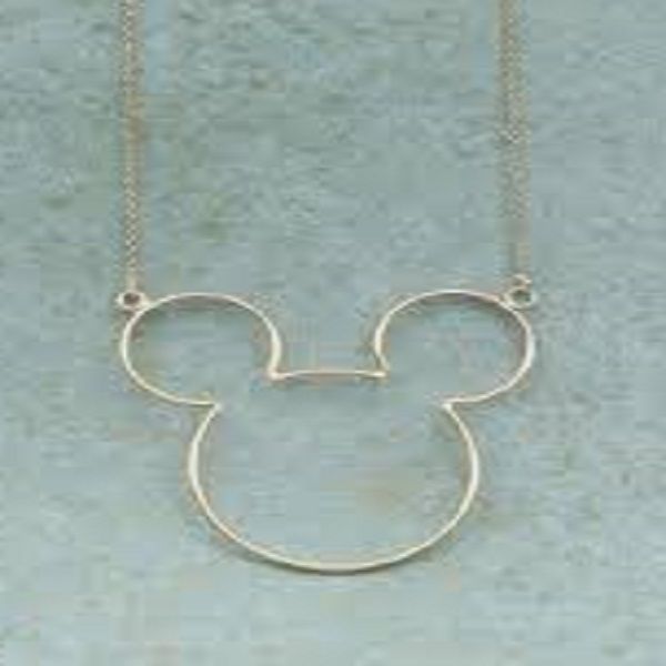 گردنبند طلا 18 عیار زنانه مدل میکی موس -  - 3