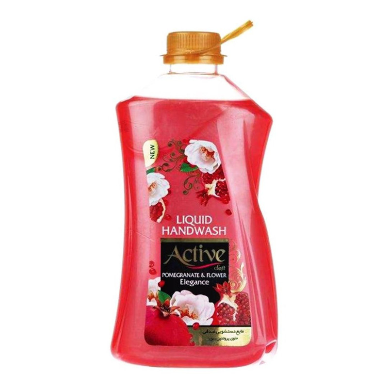 مایع دستشویی اکتیو مدل Pomegranate & Flower حجم 2500 میلی لیتر