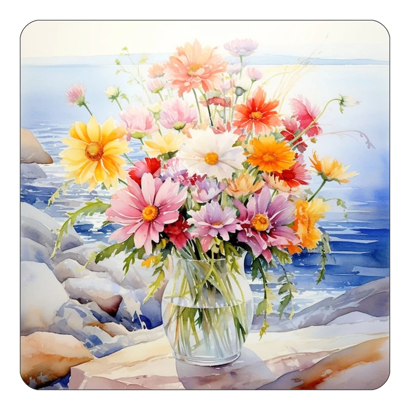 مگنت کاکتی طرح نقاشی رنگ روغن مدل mp73433