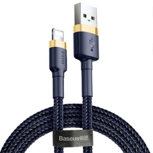 کابل تبدیل USB به لایتنینگ باسئوس مدل Calklf Blue Gold 2.4A طول 1 متر