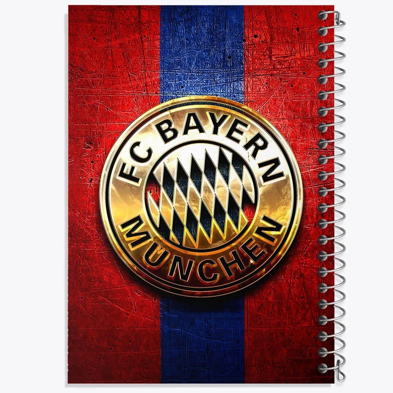 دفتر ژورنال نویسی 50 برگ خندالو مدل نقطه ای طرح باشگاه بایرن مونیخ کد 26657