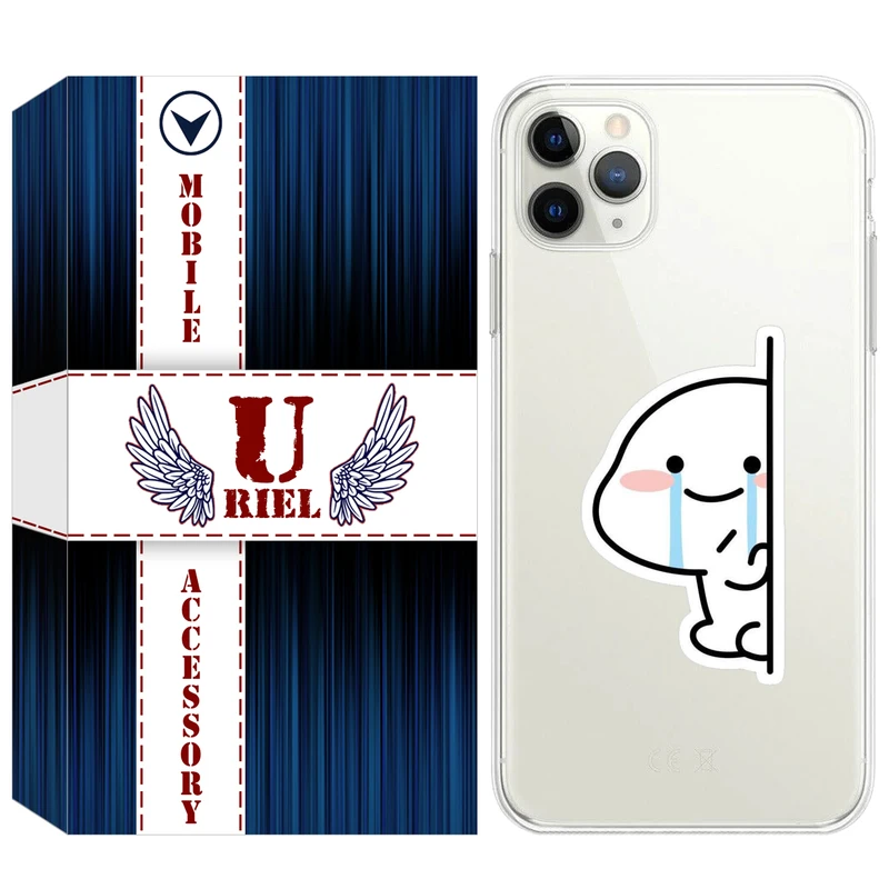 کاور یوریل مدل Clear کد 91 طرح اشک مناسب برای گوشی موبایل اپل iPhone 11 Pro Max